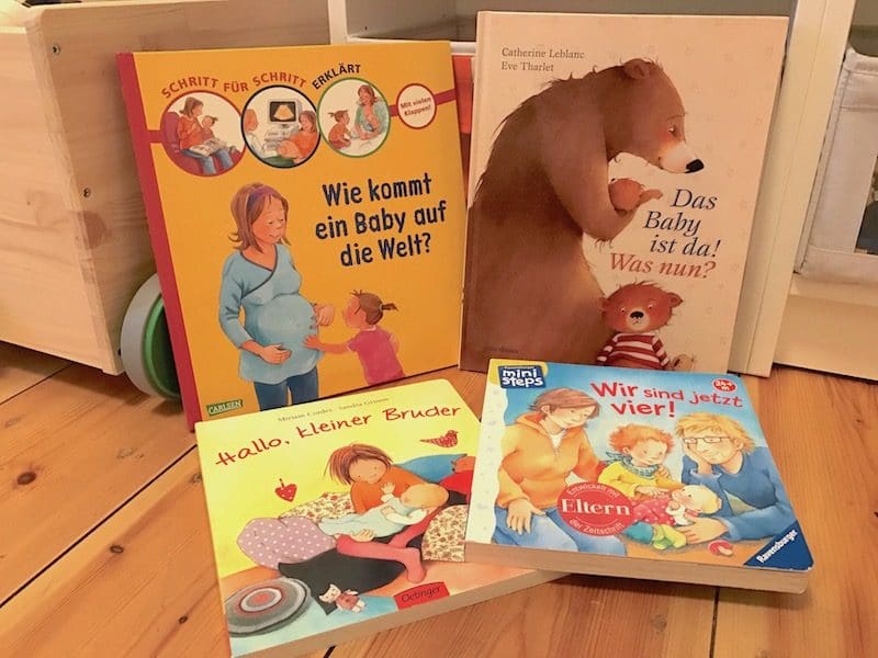 Geburtsvorbereitung für Geschwisterkinder: passende Bücher