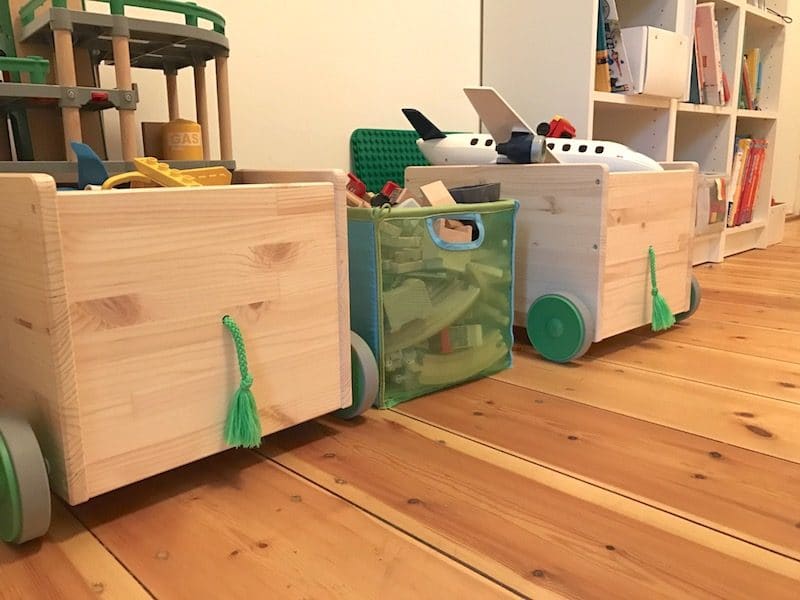Spielzeug-Aufbewahrung im Kinderzimmer