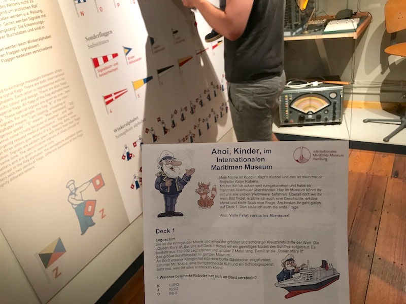 Kinder-Quiz über mehrere Etagen verteilt: Maritimes Museum Hamburg | Mehr Infos auf Mamaskind.de