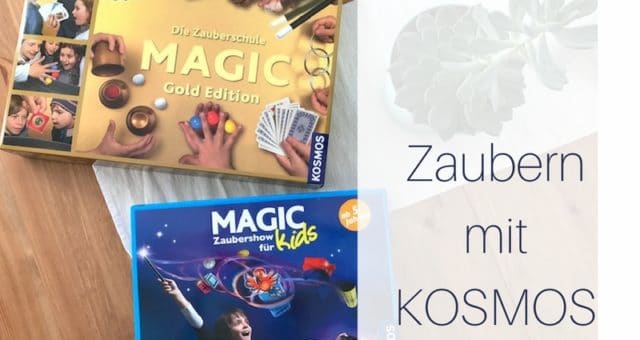 Im Test: Zauberkästen für Kinder von KOSMOS: Zaubershow und Zauberschule Gold Edition | Mehr Infos auf Mamaskind.de