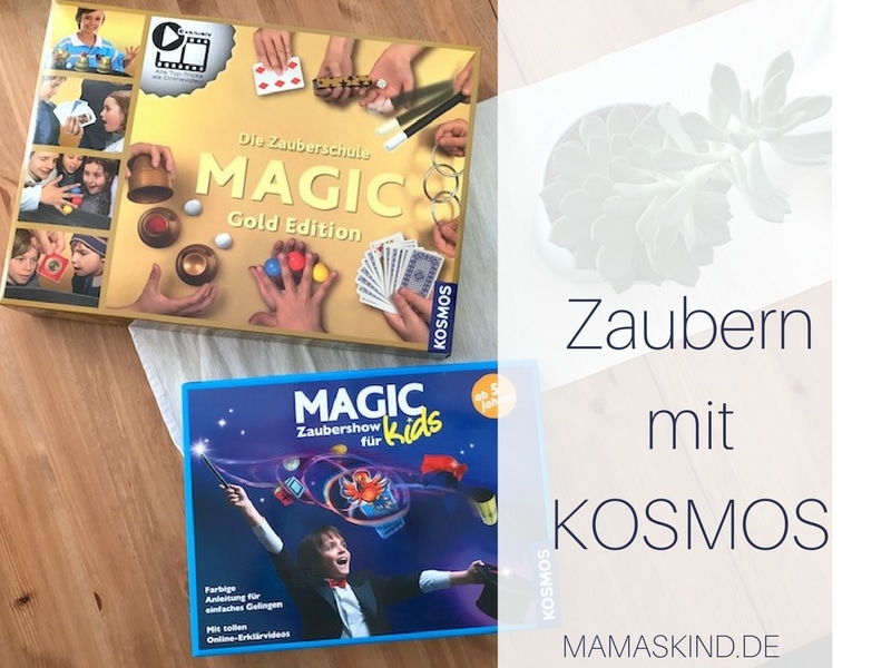 Im Test: Zauberkästen für Kinder von KOSMOS: Zaubershow und Zauberschule Gold Edition | Mehr Infos auf Mamaskind.de
