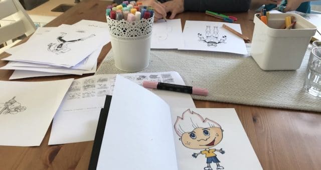 Entschleunigung: Mit den Kindern einfach malen. mit allen drei Kindern gleichzeitig! | Mehr Infos auf Mamaskind.de