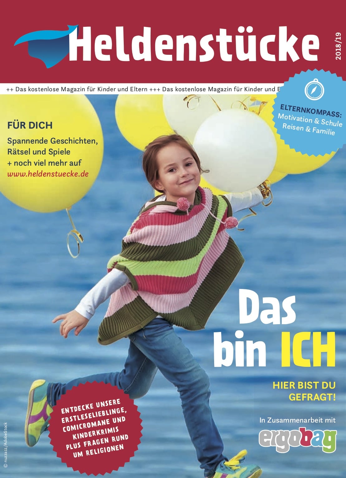 Das aktuelle Heldenstücke-Magazin - in Zusammenarbeit mit ergobag | Mehr Infos auf Mamaskind.de
