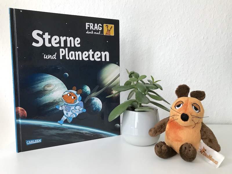 Rezension: Frag doch mal... die Maus! Sterne und Planeten - Carlsen Verlag | Mehr Infos zum Kindersachbuch auf Mamaskind.de