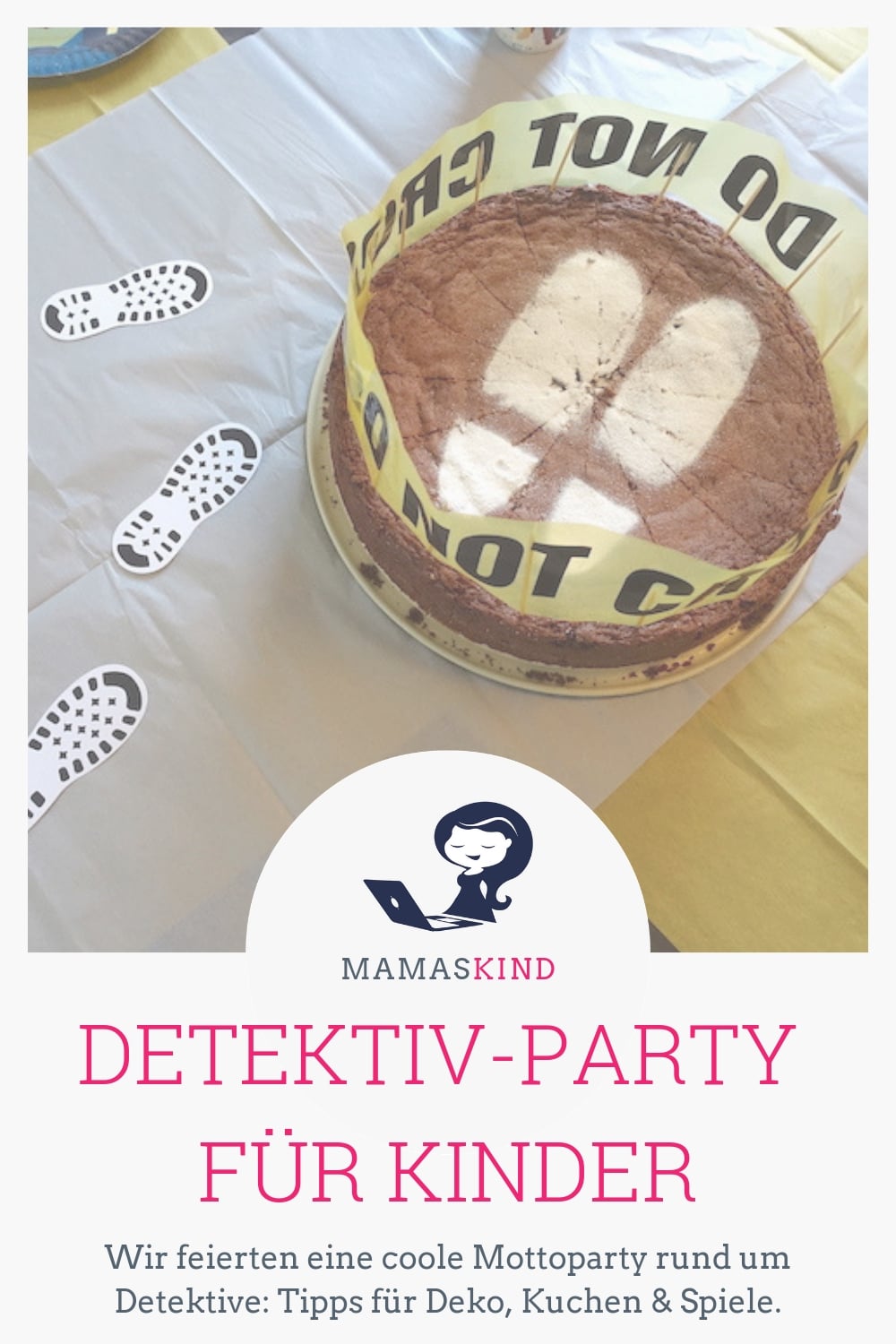 Eine Mottoparty für 9-Jährige: Detektive wie Die drei ??? - mit Spielen, Deko und tollen Kuchen! | Mehr Infos und Inspiration gibt es auf dem Mamablog Mamaskind.de