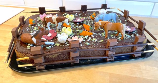 Rezept: Pferdekoppel-Kuchen zum Kindergeburtstag - Mamaskind.de