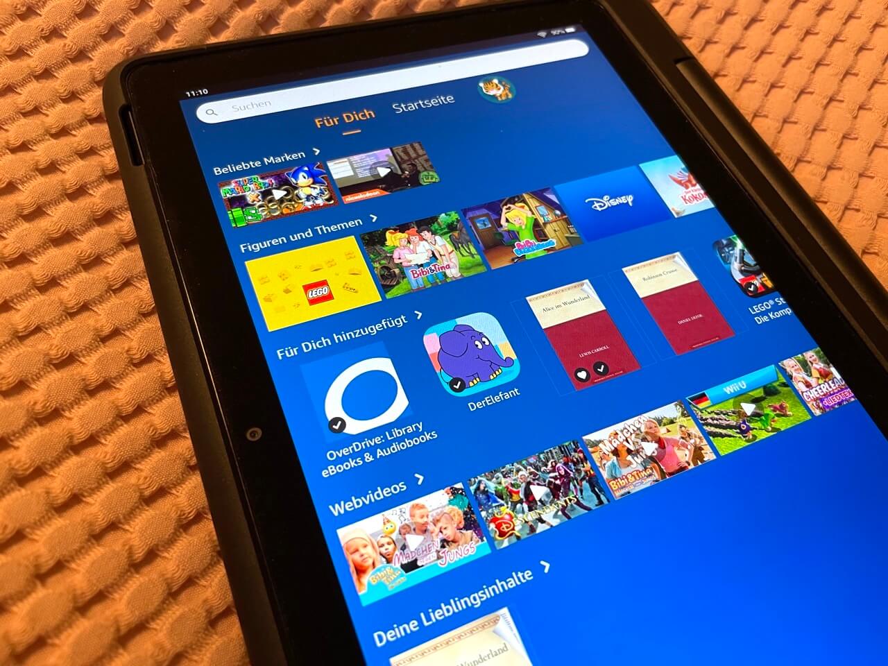 Mit OverDrive auch auf dem Tablet Fire Kids HD kostenlos Bücher lesen - mamaskind.de
